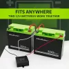Akun jännitteentasaaja QOLTEC 51097 24V (2×12V) akuille, 5A tasausvirta