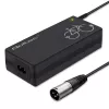 Laturi sähköpyörään 36V 42V 2A 3P XLR 18mm