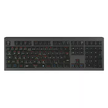 Logickeyboard LKB-OSX-A2M-DE näppäimistö USB QWERTZ saksa musta (LKB-OSX-A2M-DE)