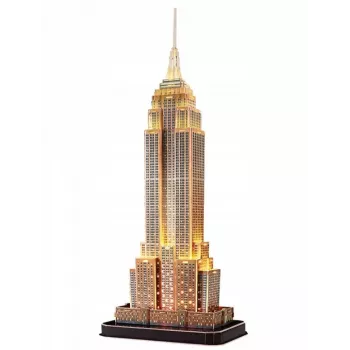 Empire State Building - valaistu 3D-palapeli 37 osaa