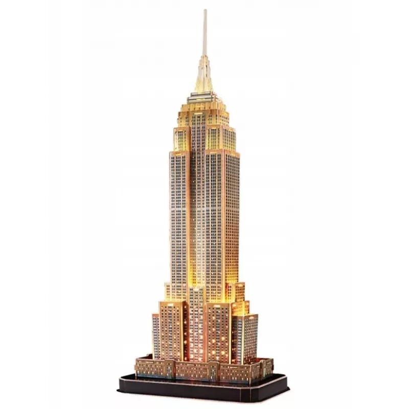Empire State Building - valaistu 3D-palapeli 37 osaa