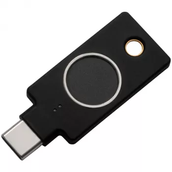 YubiKey C Bio FIDO Edition Yubico musta salasanaton todennus