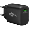 USB-A QC-pikalaturi (18 W) (musta)