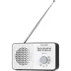 TechniSat VIOLA 200 DAB+ digitaalinen radiokello, valkoinen/musta