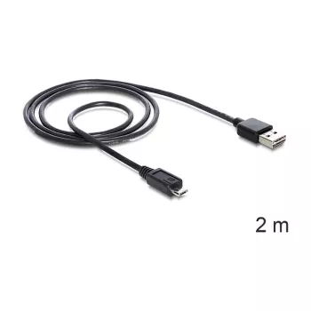 USB-kaapeli DeLOCK EASY-USB 2.0-A Micro-B 2 m