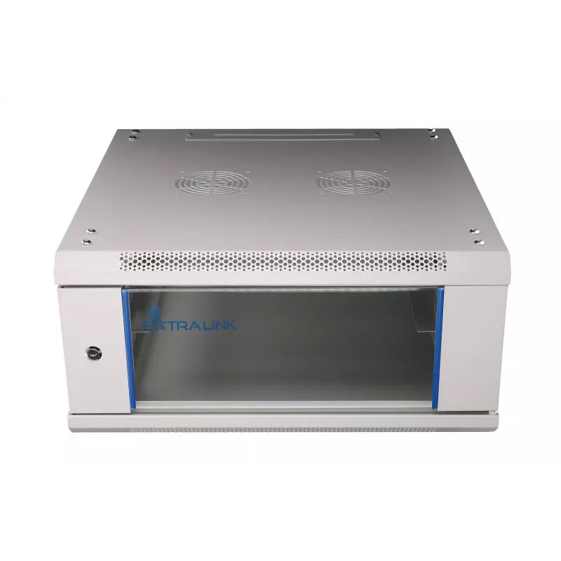 Extralink rack-asennuskaappi 4U 600x600 harmaa seinäasennettava