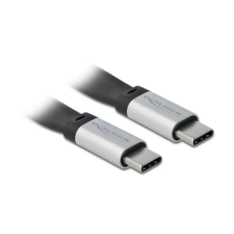 USB-kaapeli DeLOCK 85926 USB 3.2 Gen 2 0,22 m USB C musta hopea