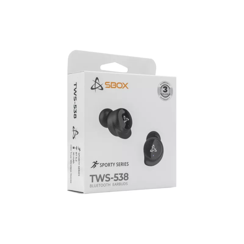 Kuulokkeet SBOX EB-TWS538 musta