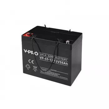 Akku VIPER VPRO 12V 55Ah (sinetöity AGM) malli 22725 varmistus- ja UPS-käyttöön