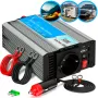 Auton jännitemuunnin Extralink OPIM-500W 12V, 500W modifioitu sini, alumiinikotelo, aktiivinen jäähdytys