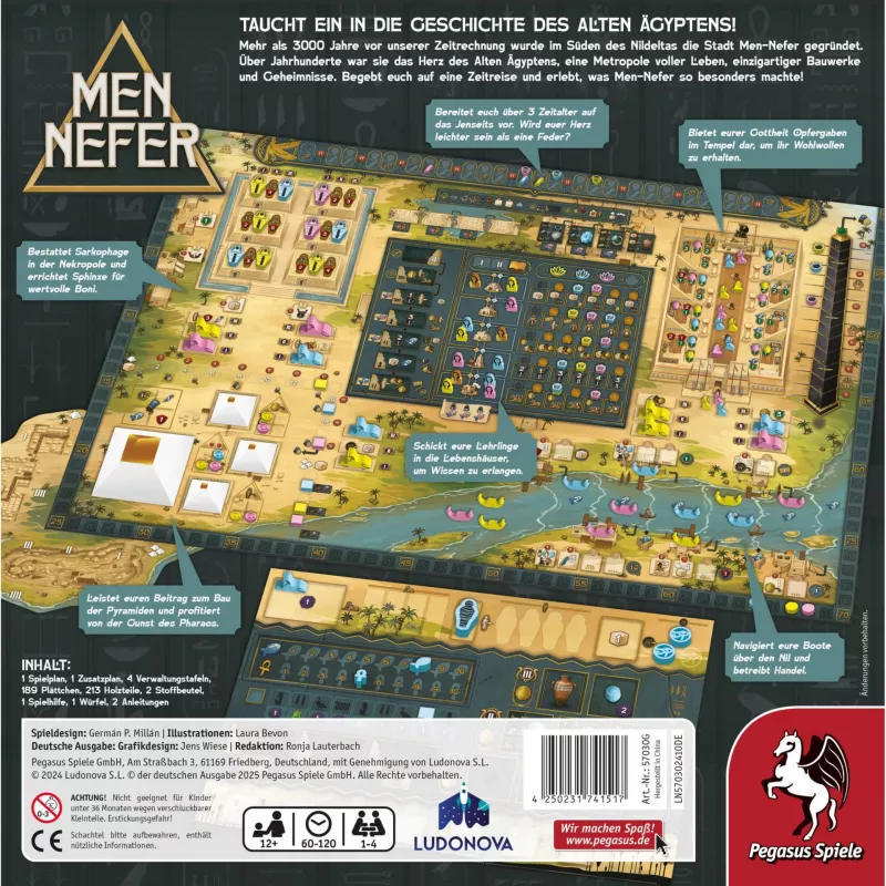 Men-Nefer, lautapeli