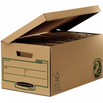 Fellowes 4472205 säilytyslaatikko säilytyslaatikko musta, ruskea suorakaiteen muotoinen paperi (4472205)