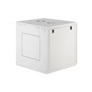 Seinäkiinnitteinen räkki DIGITUS Dynamic-N 12U 600x600 mm IP20, avainlukko, kaapelinhallinta, kokoamaton