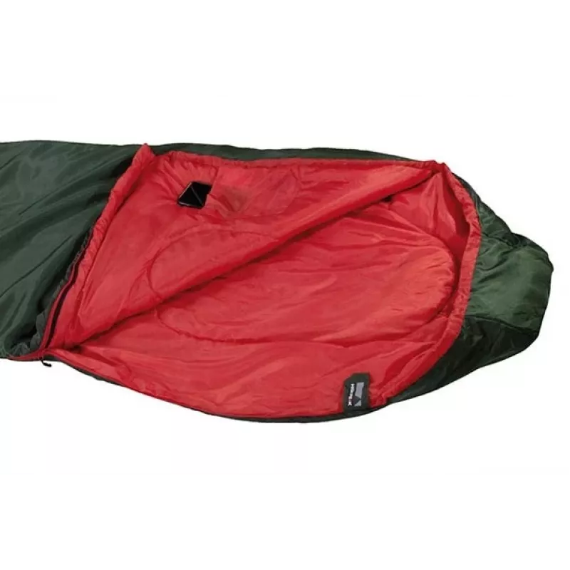 High Peak Lite Pak 1200 makuupussi polyesteri vihreä, punainen 23263