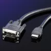 ROLINE kaapeli DVI (18+1) ST - HDMI ST 1,0m (11.04.5519)
