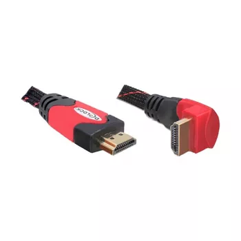 DELOCK kaapeli HDMI A-A uros/uros kulma 2m