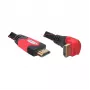 DELOCK kaapeli HDMI A-A uros/uros kulma 2m