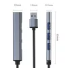 HUB-sovitin USB 3.0 4in1, 4x USB 3.0