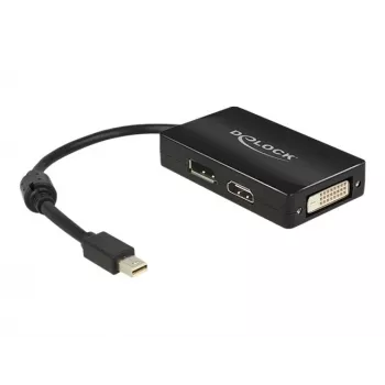 Kaapeli DeLOCK 0,16 m DisplayPort HDMI DVI Mini DisplayPort