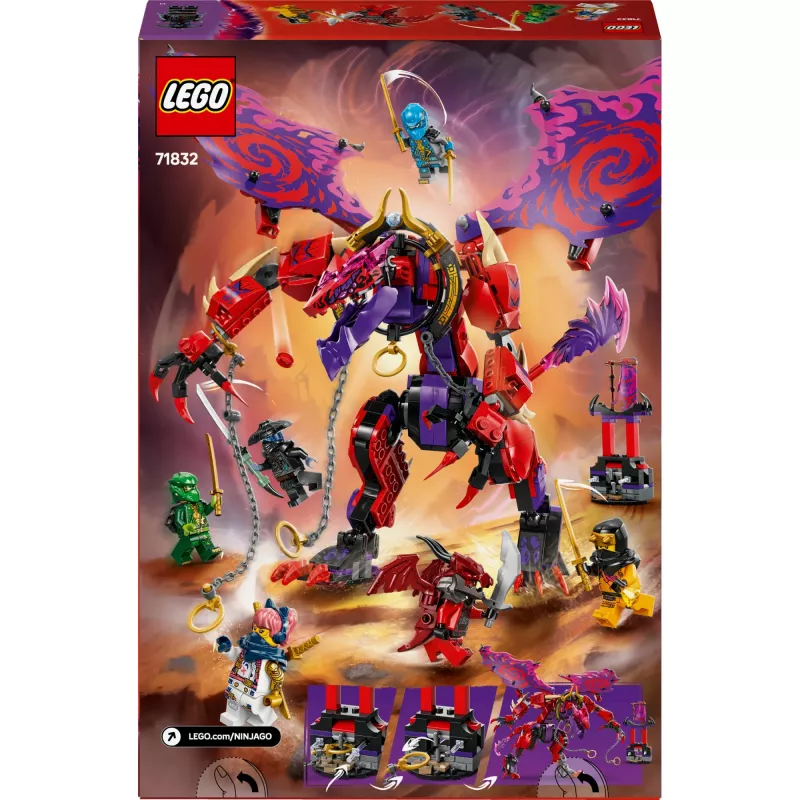 LEGO NINJAGO 71832 Thunderfang kaaoksen lohikäärme