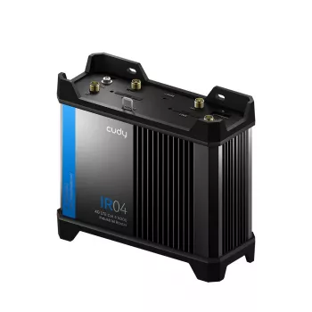 Cudy IR04_EU WLAN-reititin 300 Mbit/s, 2,4 GHz Wi‑Fi 4 (802.11n), 4x Fast Ethernet, 1x USB 2.0, LTE (4G)-tuki