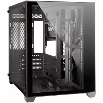 PC-kotelo Inter-Tech C-501 Aspect Midi Tower musta