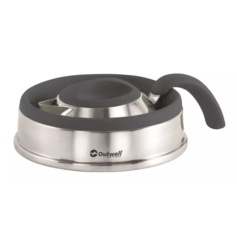 Vedenkeitin Outwell Collaps Kettle 1,5 l silikoni ruostumaton teräs Navy Night – taittuva retkikeitin