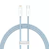 USB-C-kaapeli Lightning Baseus Dynamic Series, 20W, 1 m (sininen)