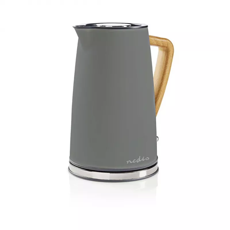 Sähköinen vedenkeitin Nedis KAWK510EGY 1,7 l 2200 W harmaa