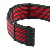 CableMod PRO ModMesh CM-PCAB-BKIT-NKKR-3PK-R jatkokaapelisarja, musta/punainen