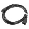 Lanberg CA-C13E-11CC-0030-BK virtakaapeli musta 3 m C13-liitin C14-liitin (CA-C13E-11CC-0030-BK)