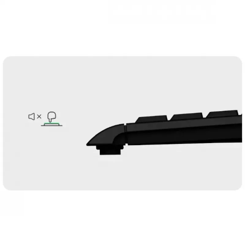 KeySonic KSK-5011ELC (DE) näppäimistö kotiin USB QWERTZ saksalainen musta