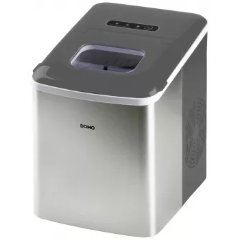 Kannettava jääpalakone Domo DO9253IB — 12 kg/24h, 1,8 l vesisäiliö, ruostumaton teräs
