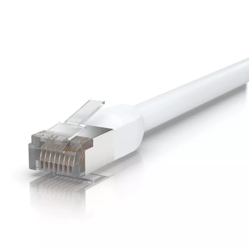 Verkkokaapeli Ubiquiti UACC-CABLE-PATCH-OUTDOOR-2M-W RJ-45 Cat5e 2 m valkoinen, S/UTP, 24 AWG