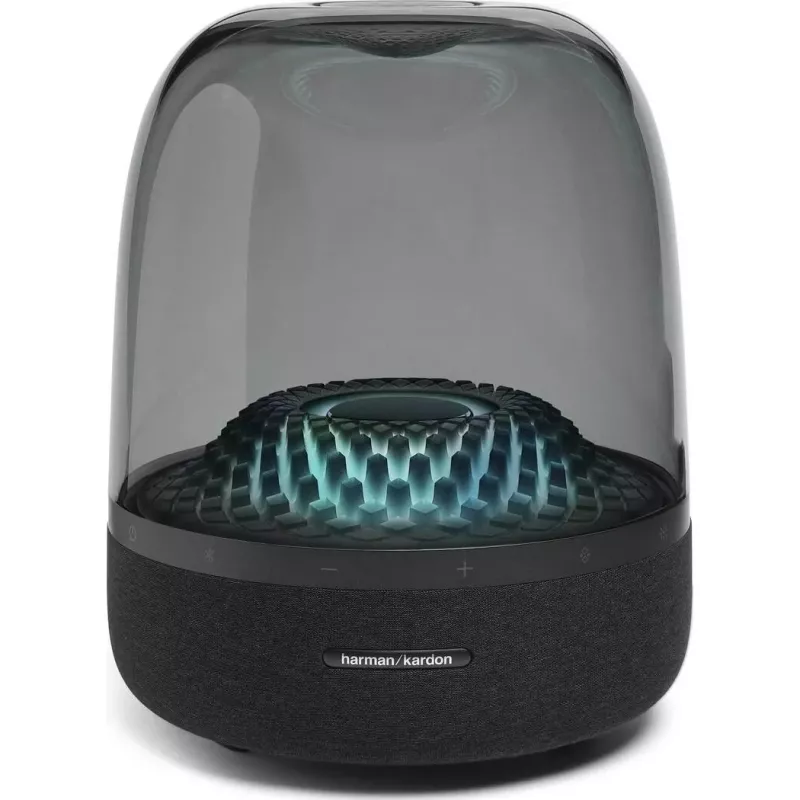 Kannettava langaton kaiutin Harman/Kardon Aura Studio 4 — 100 W, 3 elementtiä, 45–20000 Hz, musta/läpinäkyvä