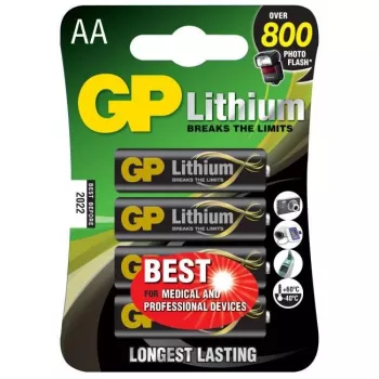 GP Batteries litium primaari AAA kertakäyttöparisto alkalinen (07015LF-C4)