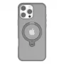 Torras UPRO OSTAND SPIN SERIES -puhelinkotelo iPhone 16 Pro Maxille, titaaninharmaa