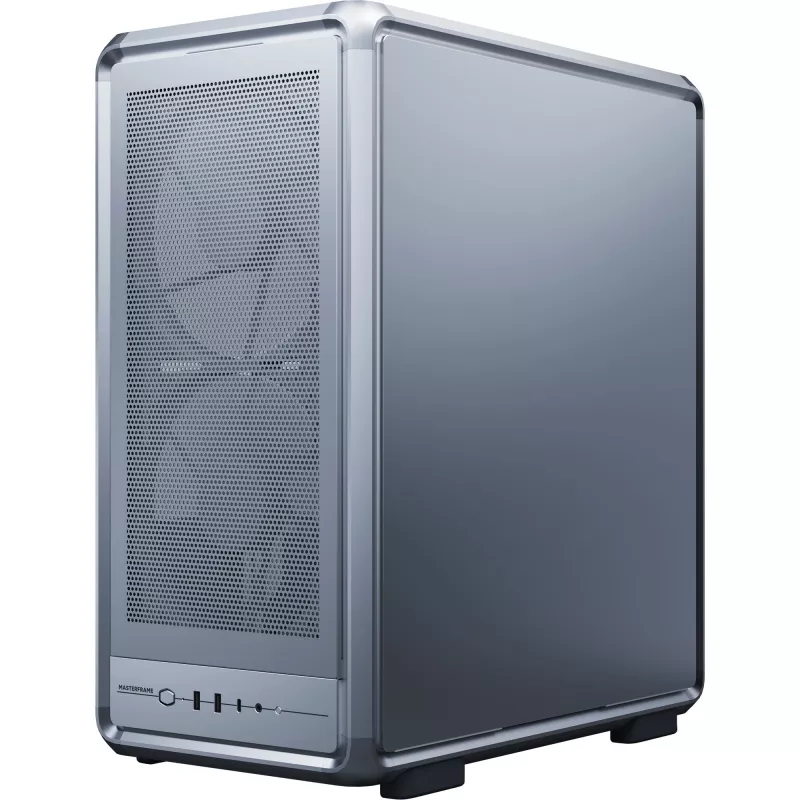 Cooler Master MasterFrame 500 Mesh PC-kotelo, Midi Tower, E-ATX, karkaistu lasi – hopea