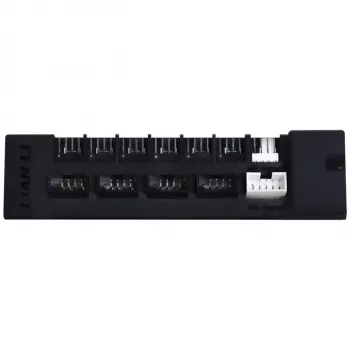 USB- ja PWM-keskitin Lian Li EDGE HUB EG-HUB01B — 4× USB, 6× PWM-tuuletinliitintä