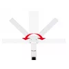 LB-24 LED-työpöytävalaisin kellolla