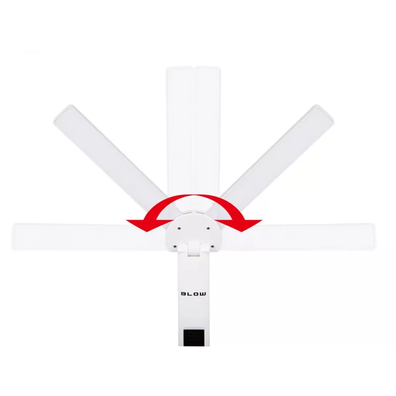 LB-24 LED-työpöytävalaisin kellolla