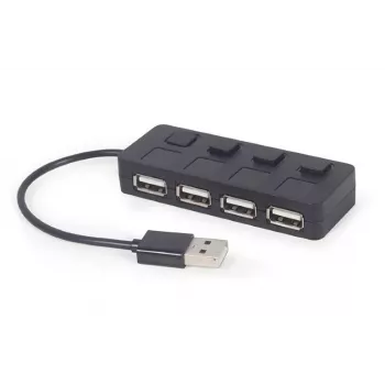 USB 2.0 -keskitin Gembird UHB-U2P4-05, 4 USB-liitäntää