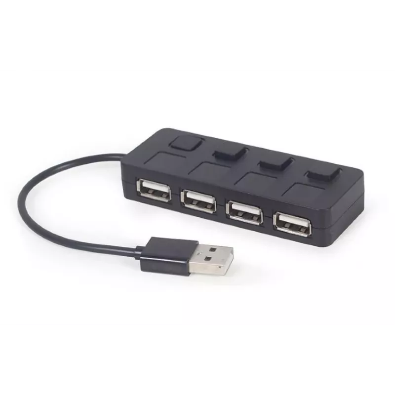 USB 2.0 -keskitin Gembird UHB-U2P4-05, 4 USB-liitäntää