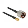 Koaksiaalikaapeli DeLOCK 88938 CFD200 1 m RP-SMA