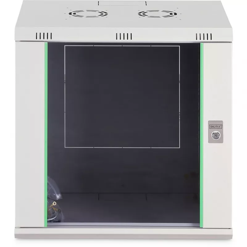 Seinäasennettava kaappi Digitus DN-19 12-U-EC