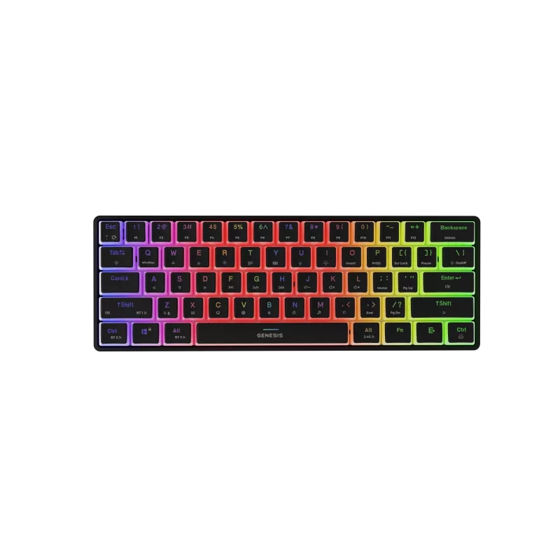 PELINÄPPÄIMISTÖ GENESIS THOR 660 G2 US MUSTA LANGATON RGB MEKAANINEN GATERON BROWN
