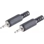 Kaapeliliitin ShiverPeaks BS51300-2 2,5 mm musta uros 2 kpl