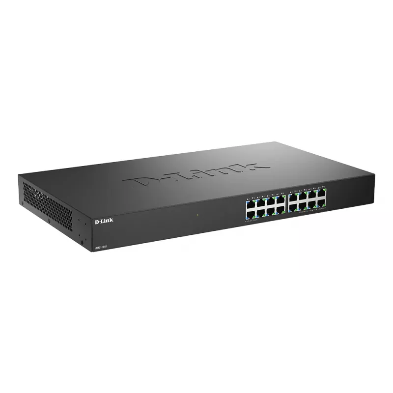 D-Link 16-porttinen 2.5G Multi-Gigabit hallitsematon kytkin, hallitsematon, L2+, 2.5G Ethernet (100/1000/2500)