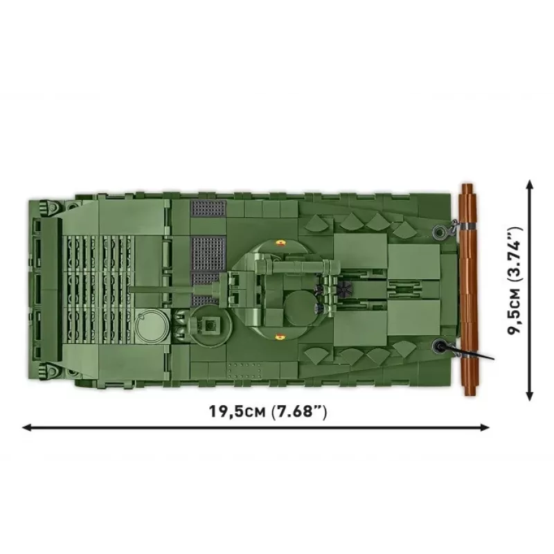 Rakennussarja Cobi Blocks BMP-1 758 osaa – mittakaavamalli rakennuspalikoilla