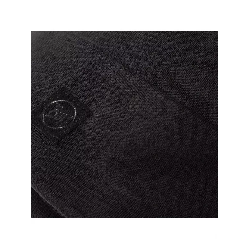Buff raskas merinovillapipo Loose Winter Cap - musta